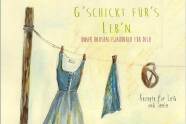 Titelseite Broschüre "G'schickt fürs Leb'n" mit gezeichnetet Wäscheleine 